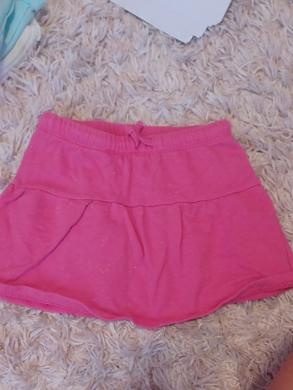 wonder nation Bright Pink Girls' Pull-On Mini Skirt